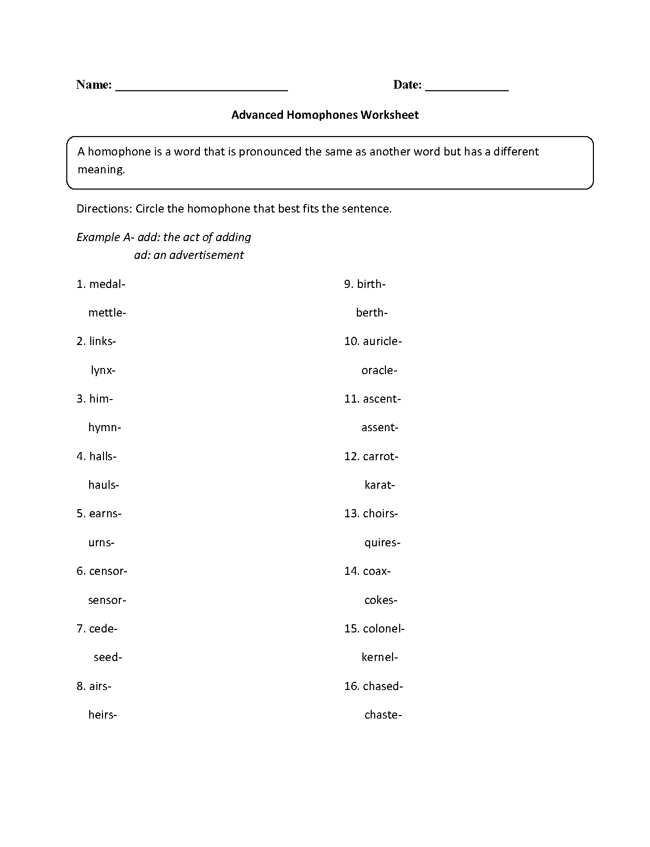 Englishlinx Homophones Worksheets Englishlinx Homophones Worksheets