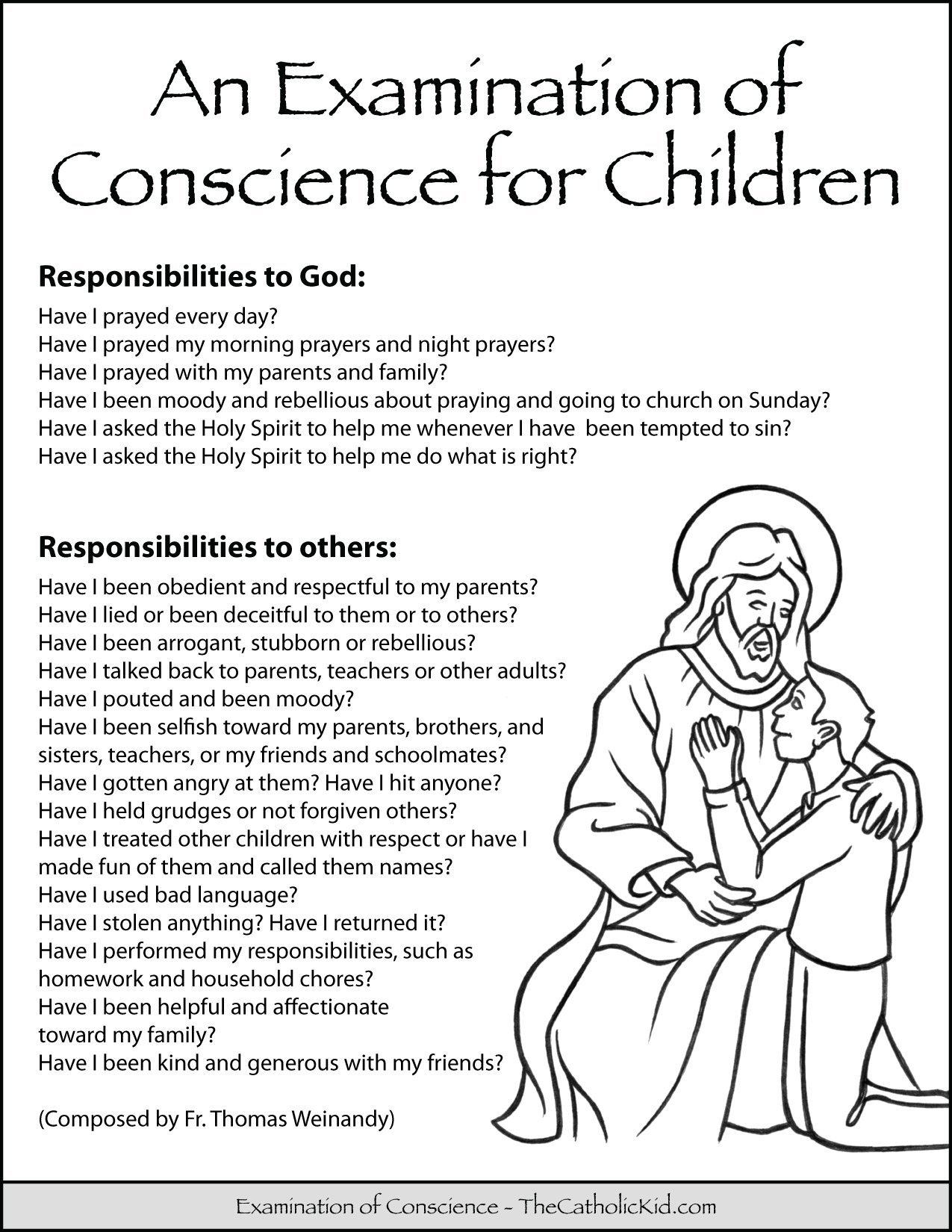 Examination Of Conscience For Children TheCatholicKid Examination Of Conscience For Children TheCatholicKid