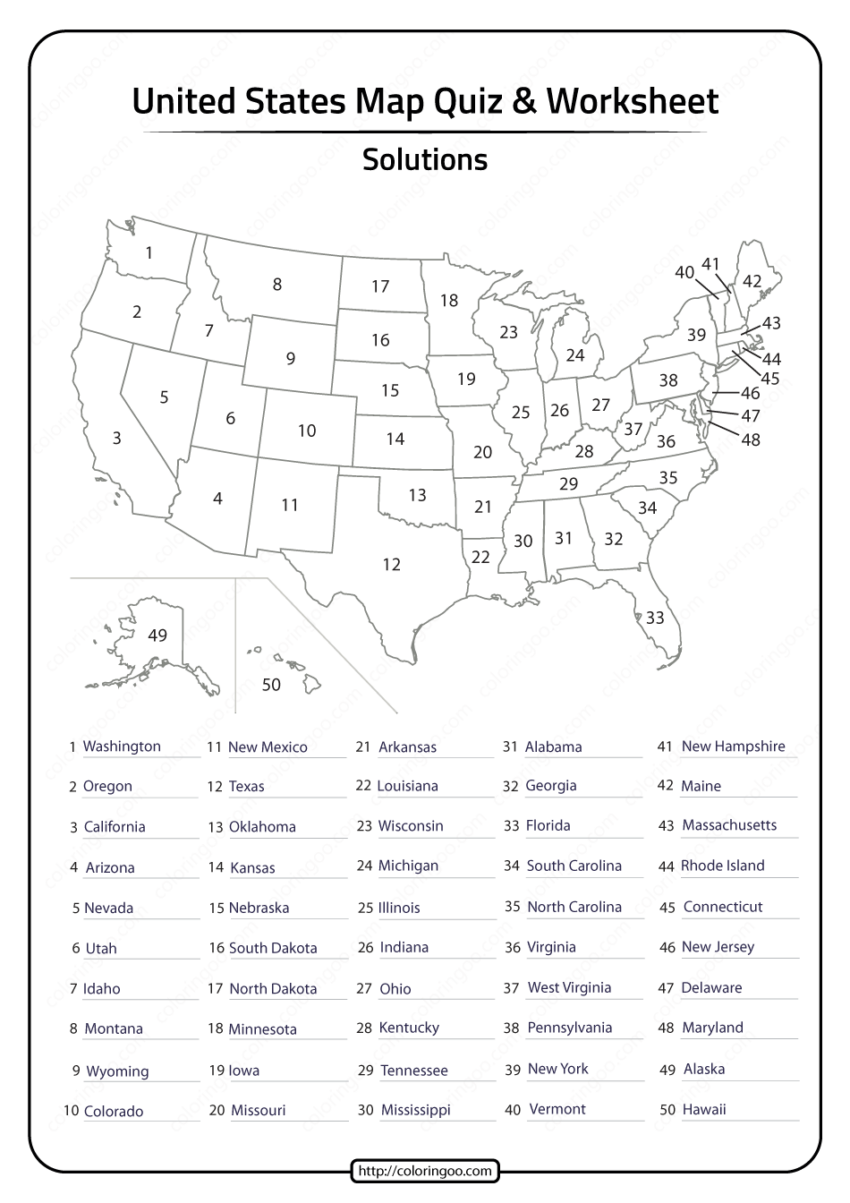 Explore The United States With Free Printable Worksheets 50 States Learning Resources