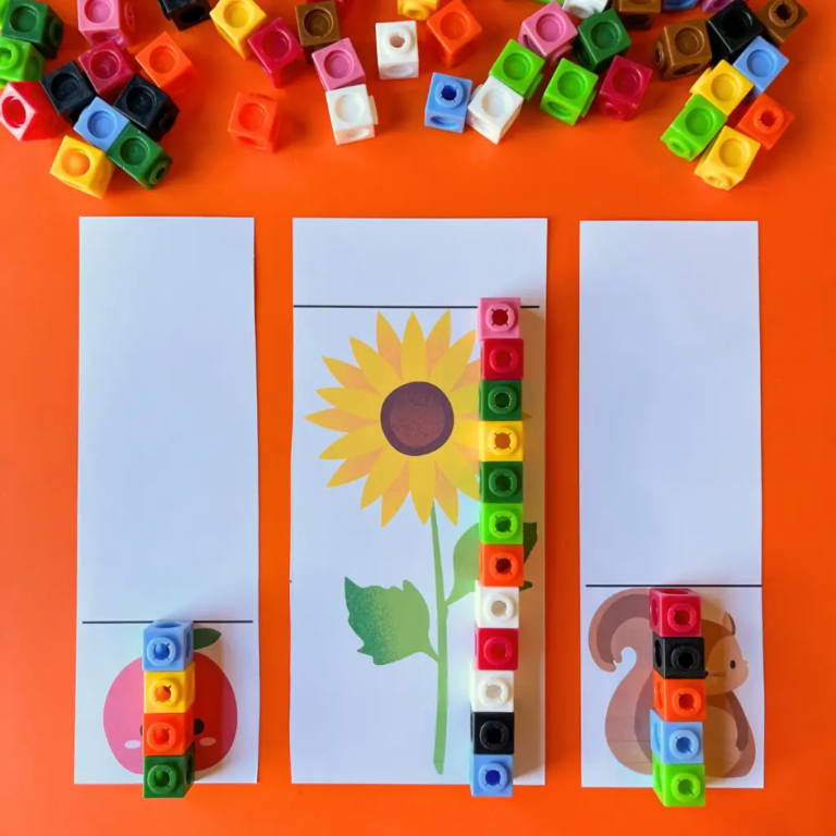 Fall Preschool Measurement Activity Free Printables Friends Art Lab