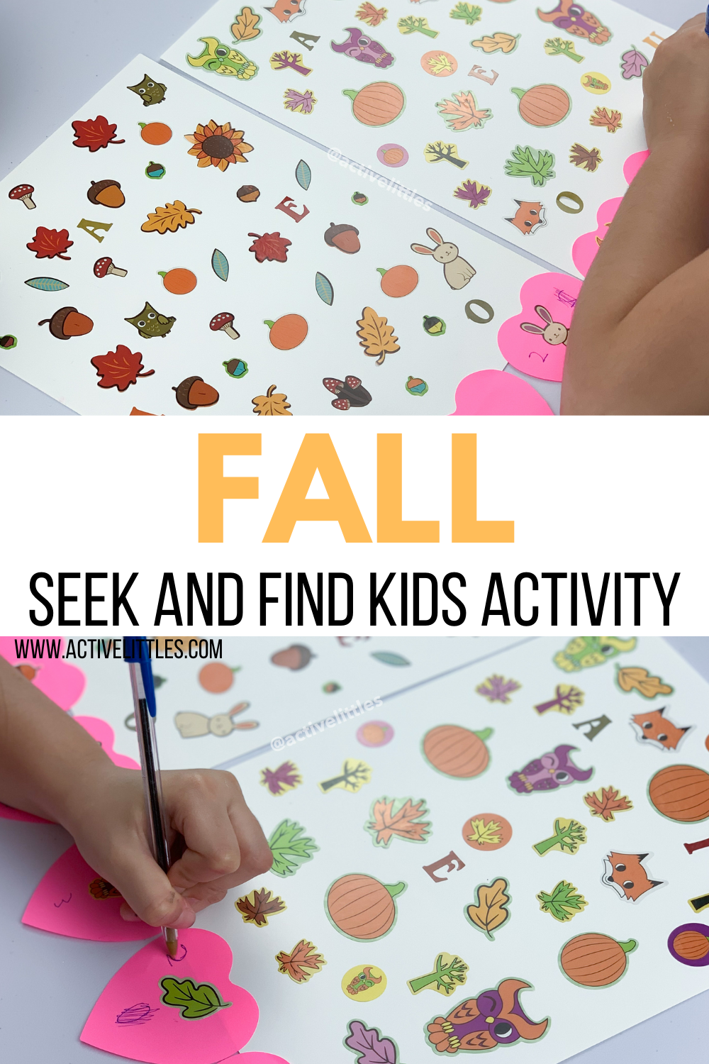 Fall Seek And Find Sticker Kids Activity Active Littles Fall Seek And Find Sticker Kids Activity Active Littles