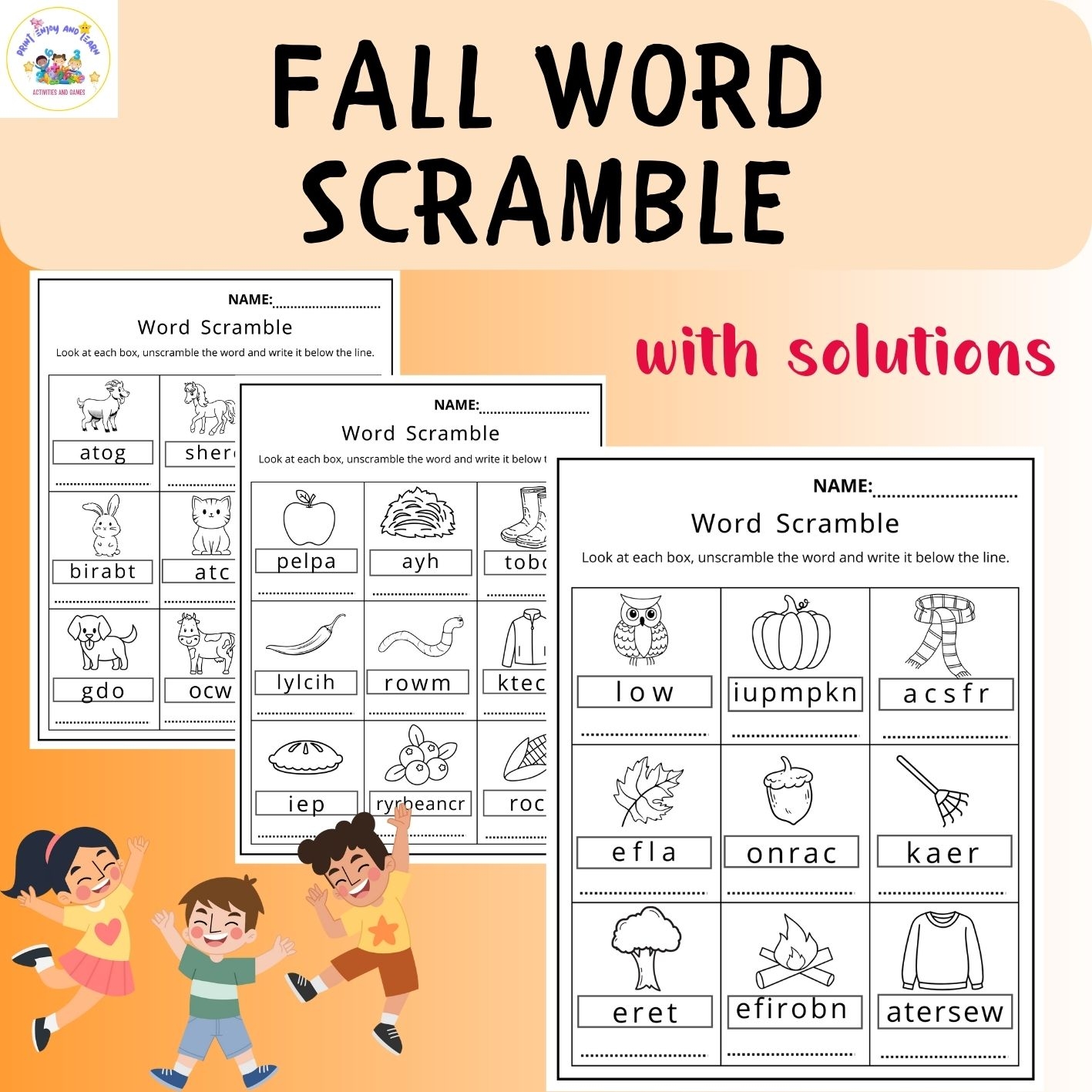 Fall Word Scramble Teaching Resources Autumn Vocabulary Worksheets Printable Made By Teachers Fall Word Scramble Teaching Resources Autumn Vocabulary Worksheets Printable Made By Teachers
