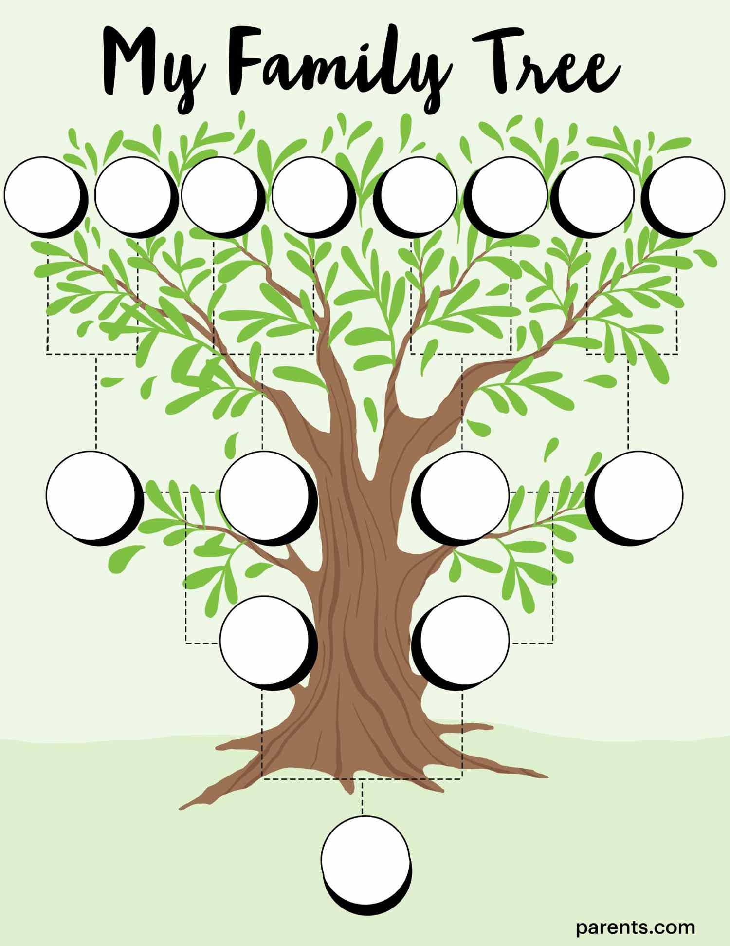Family Tree For Kids How To Make One Worksheets Library