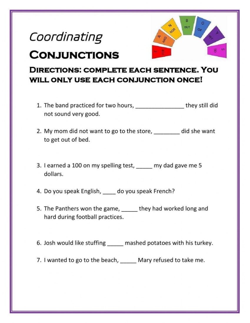 Fanboys 12 4 Worksheet Worksheets Library
