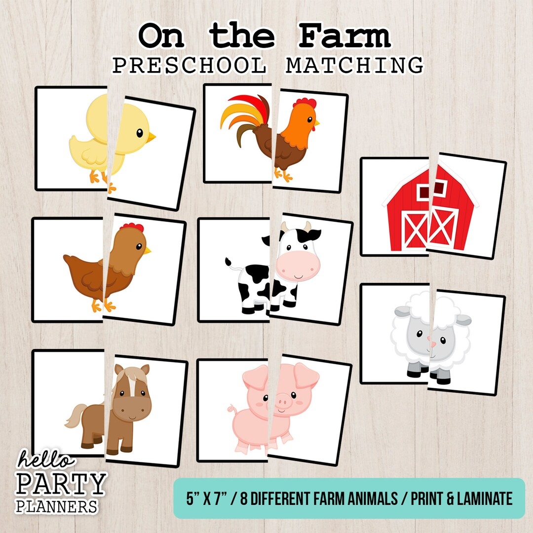 Printable Farm Activities For Preschoolers Printable Farm Activities For Preschoolers