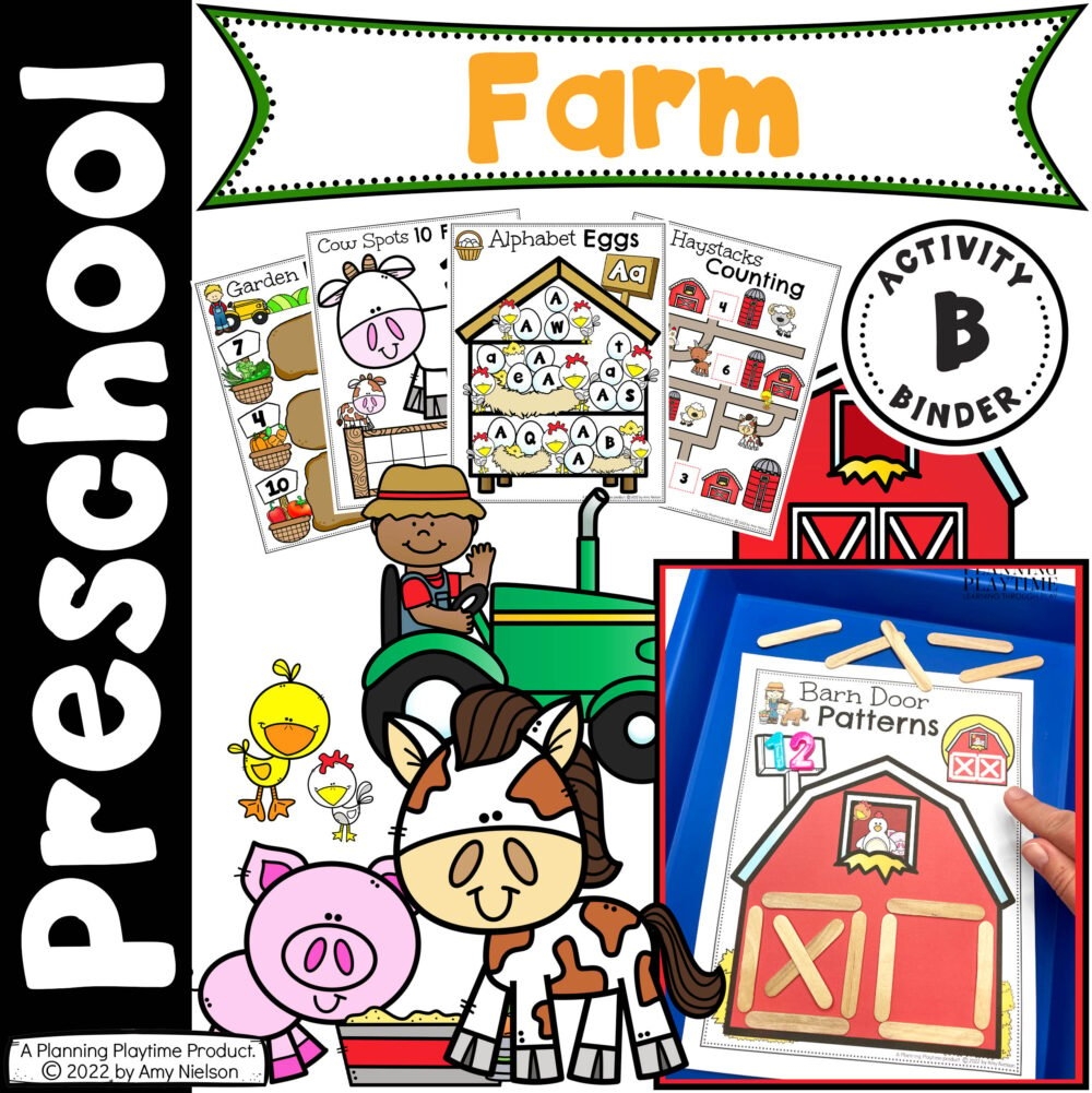 Farm Preschool Activities Planning Playtime