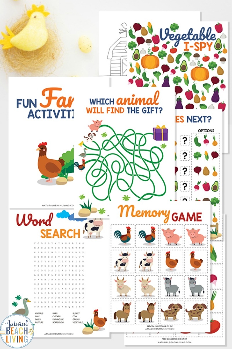 Preschool Farm Theme Printables Free