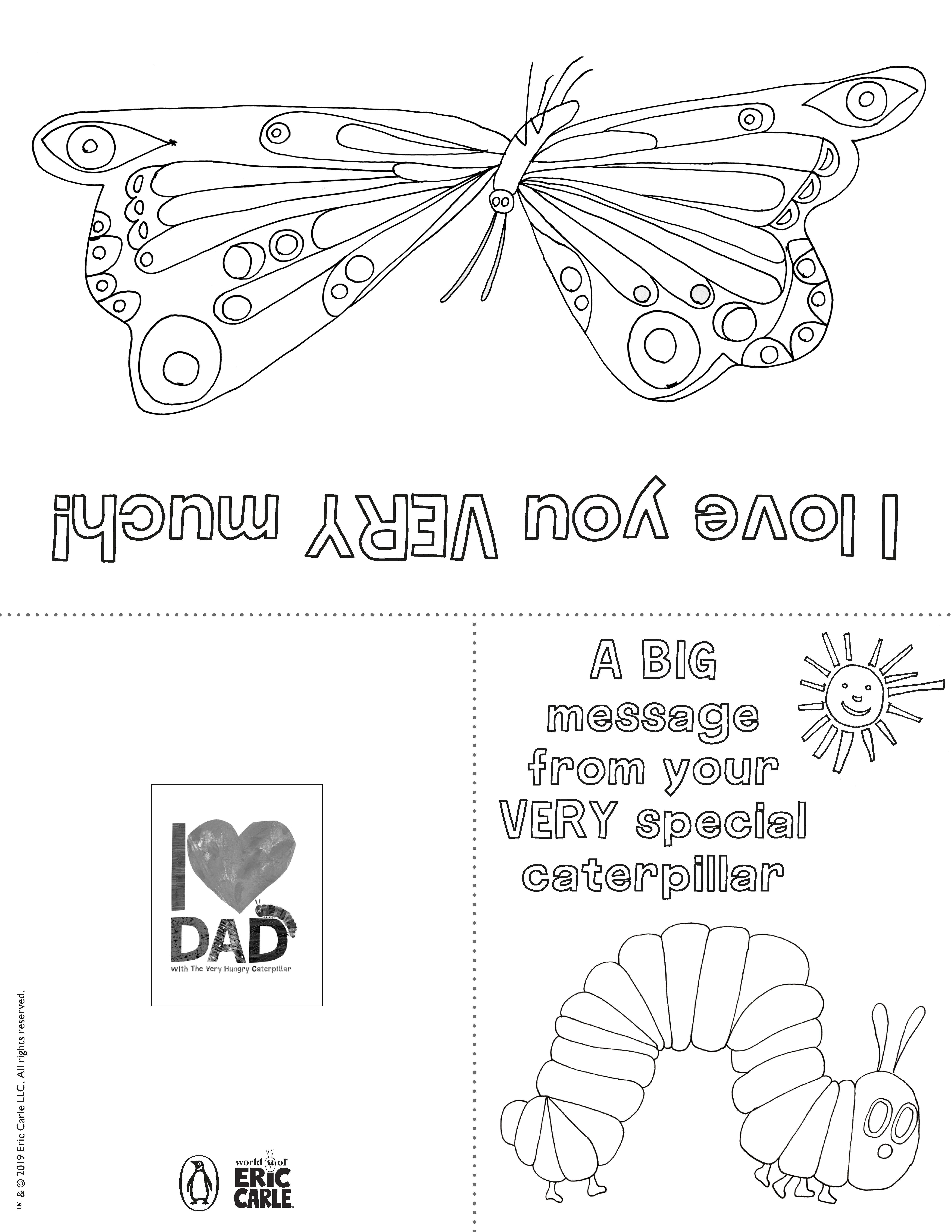 Father's Day Printable Cards Preschool