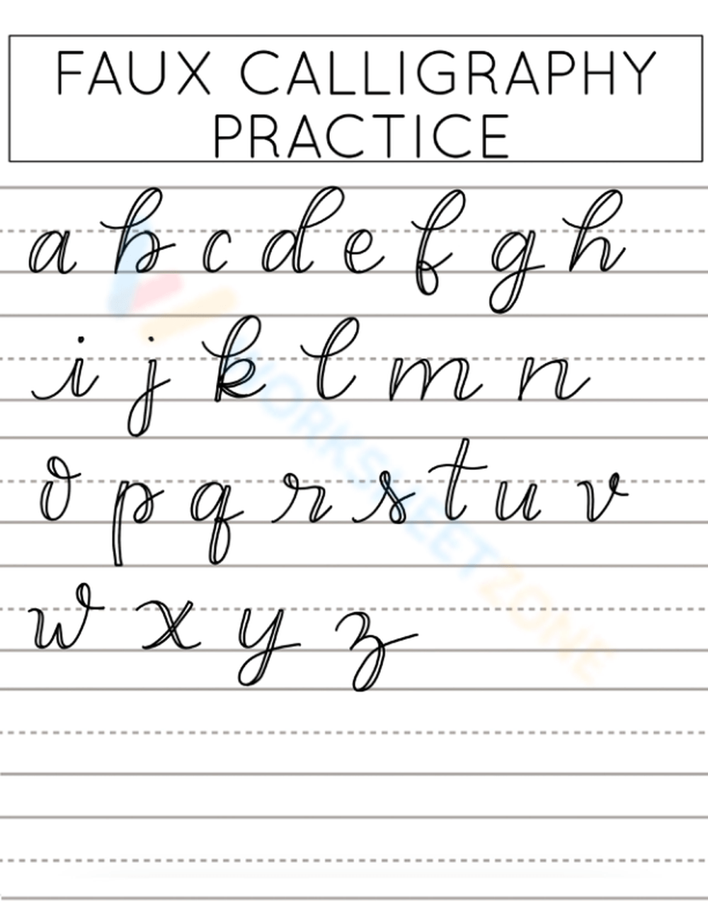 Faux Calligraphy Practice Worksheets Hot Digital Faux Calligraphy Practice Worksheets Hot Digital