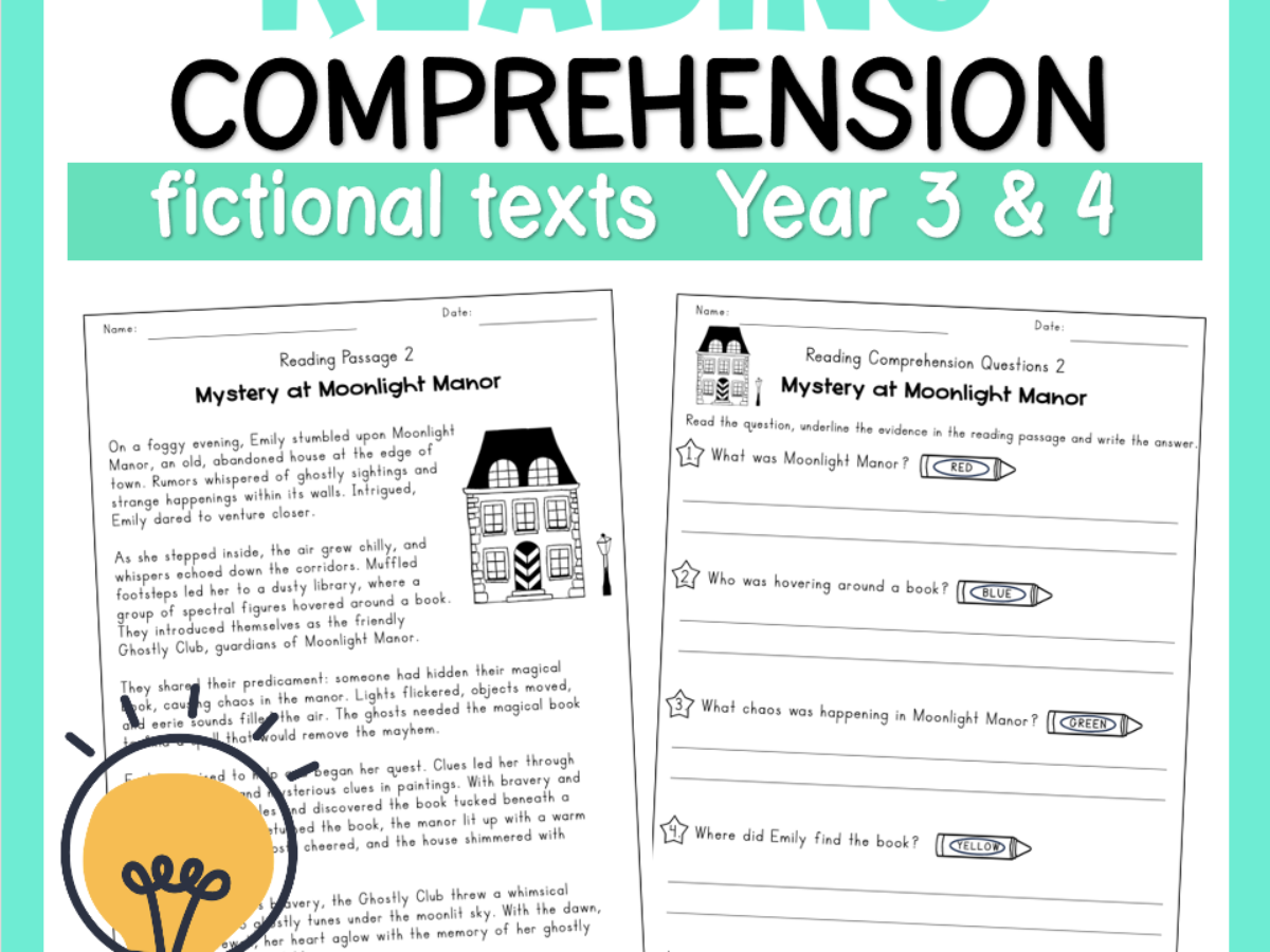 Fiction Reading Comprehension Year 3 And 4 Resources For Teaching Australia