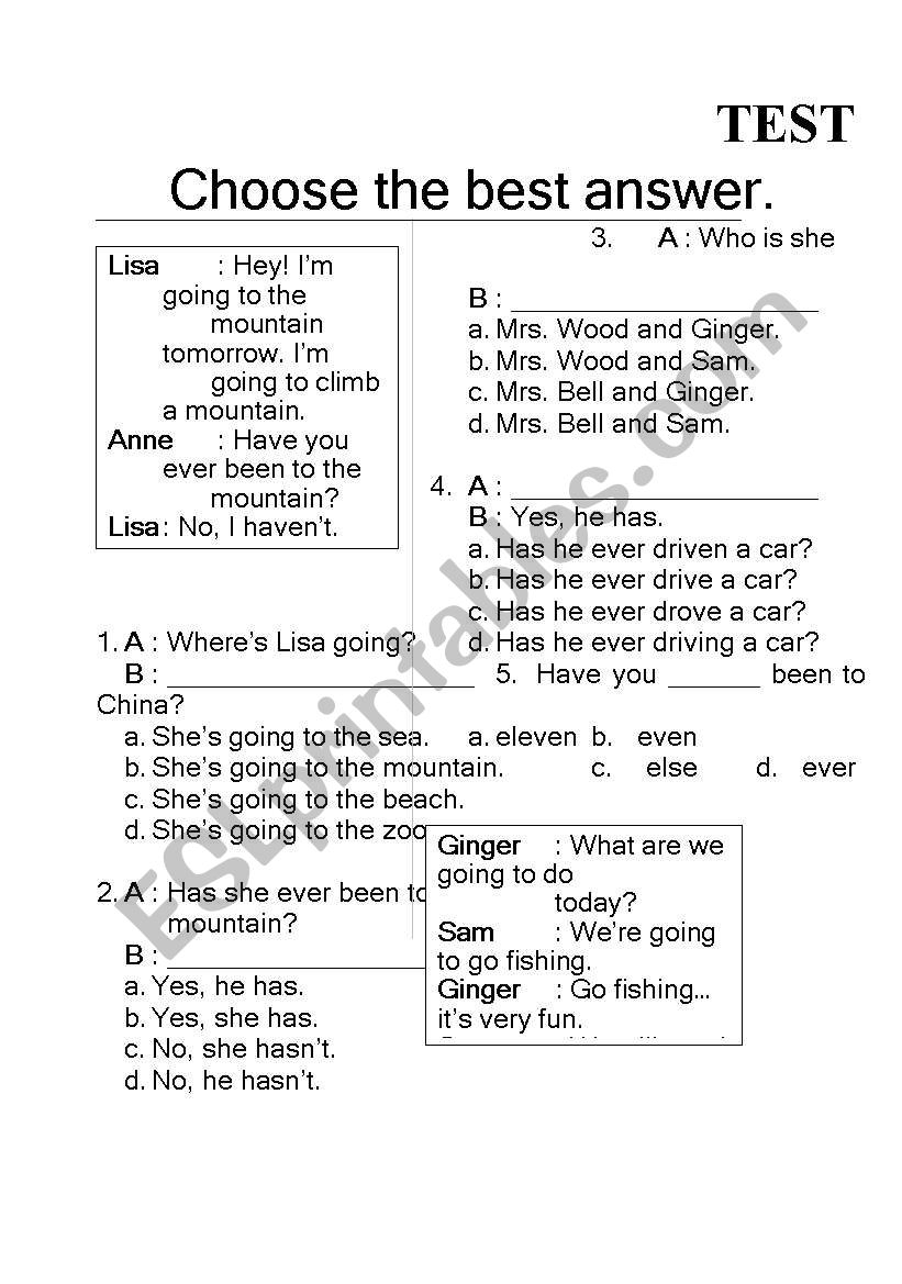 Final Test Here Is National Test For Sixth Students Which Evaluate Their Grammar And Reading Comprehension As Well As Dialogue Hope It s Very Useful For Your Kids ESL Worksheet Final Test Here Is National Test For Sixth Students Which Evaluate Their Grammar And Reading Comprehension As Well As Dialogue Hope It s Very Useful For Your Kids ESL Worksheet