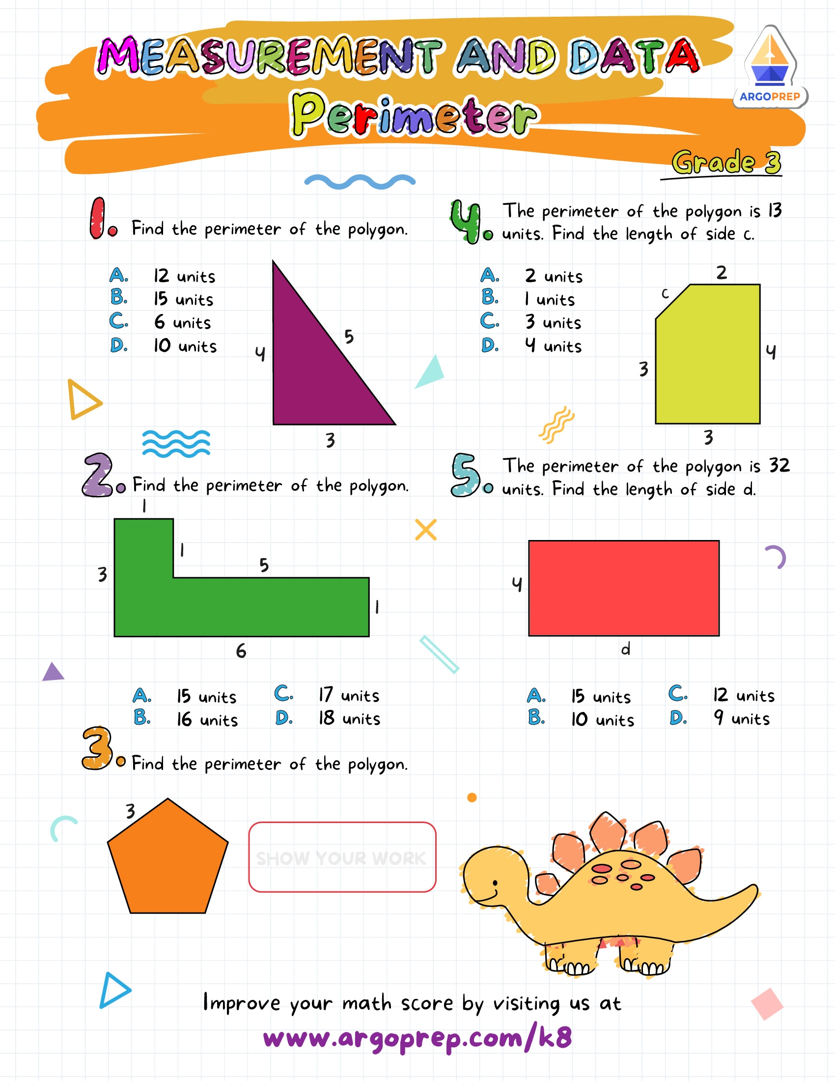 Finding Perimeter Area Worksheets Grade 3 ArgoPrep Finding Perimeter Area Worksheets Grade 3 ArgoPrep