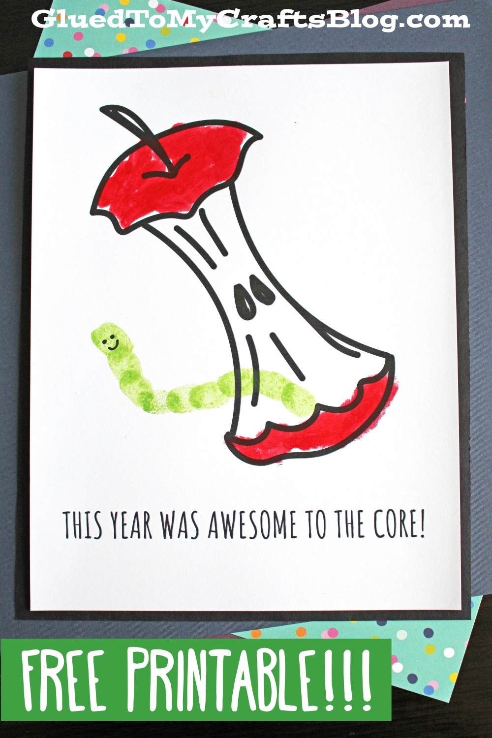 Fingerprint Worm End Of School Year Craft Fingerprint Worm End Of School Year Craft