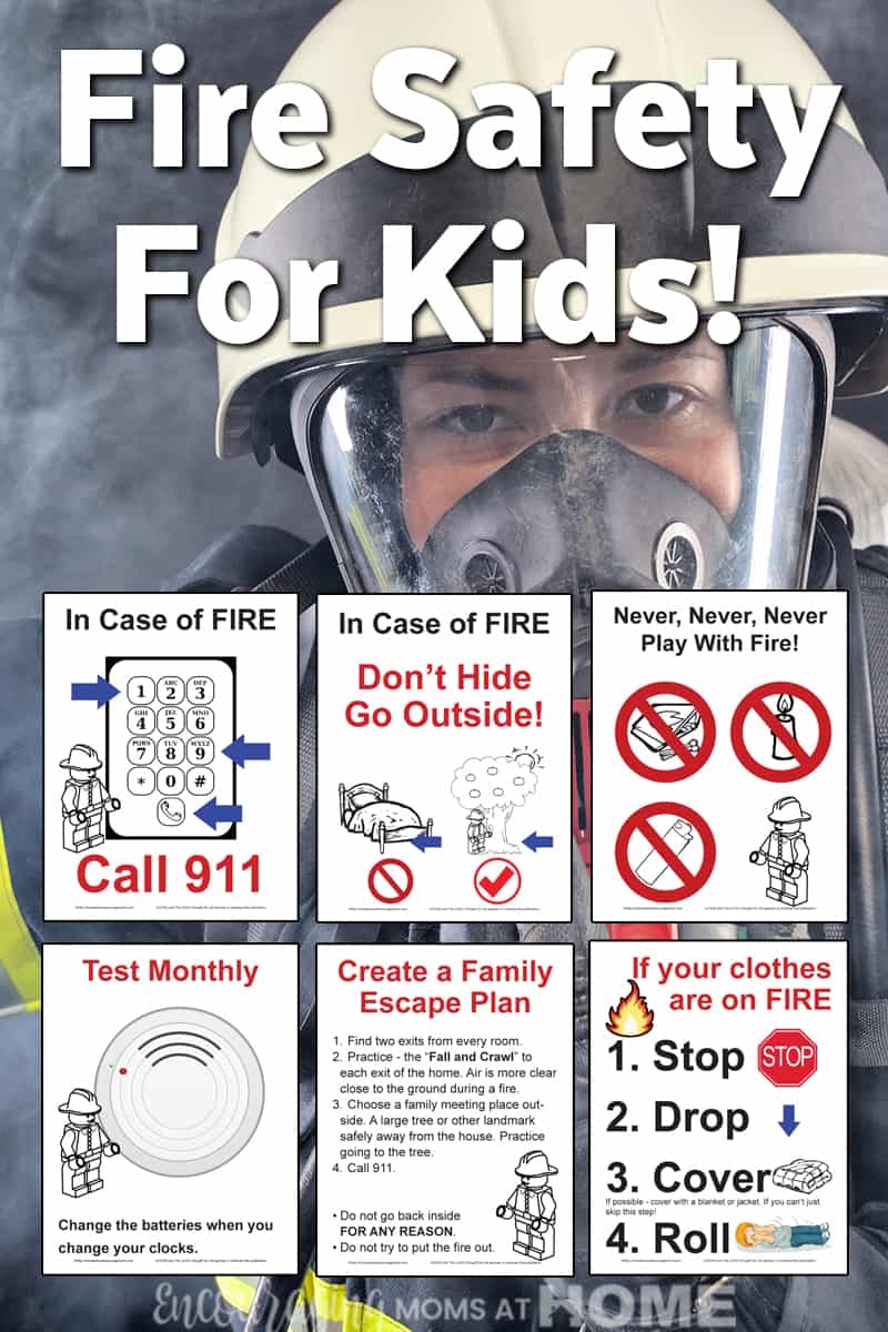 Preschool Fire Safety Printable Book