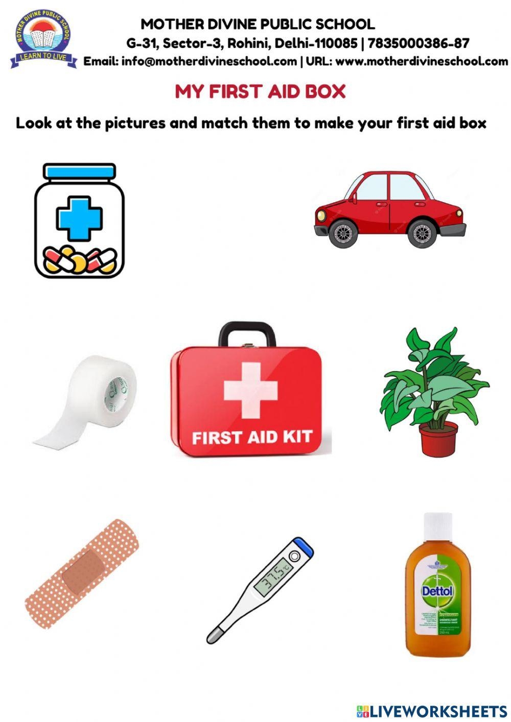 First Aid Printable Worksheets First Aid Printable Worksheets