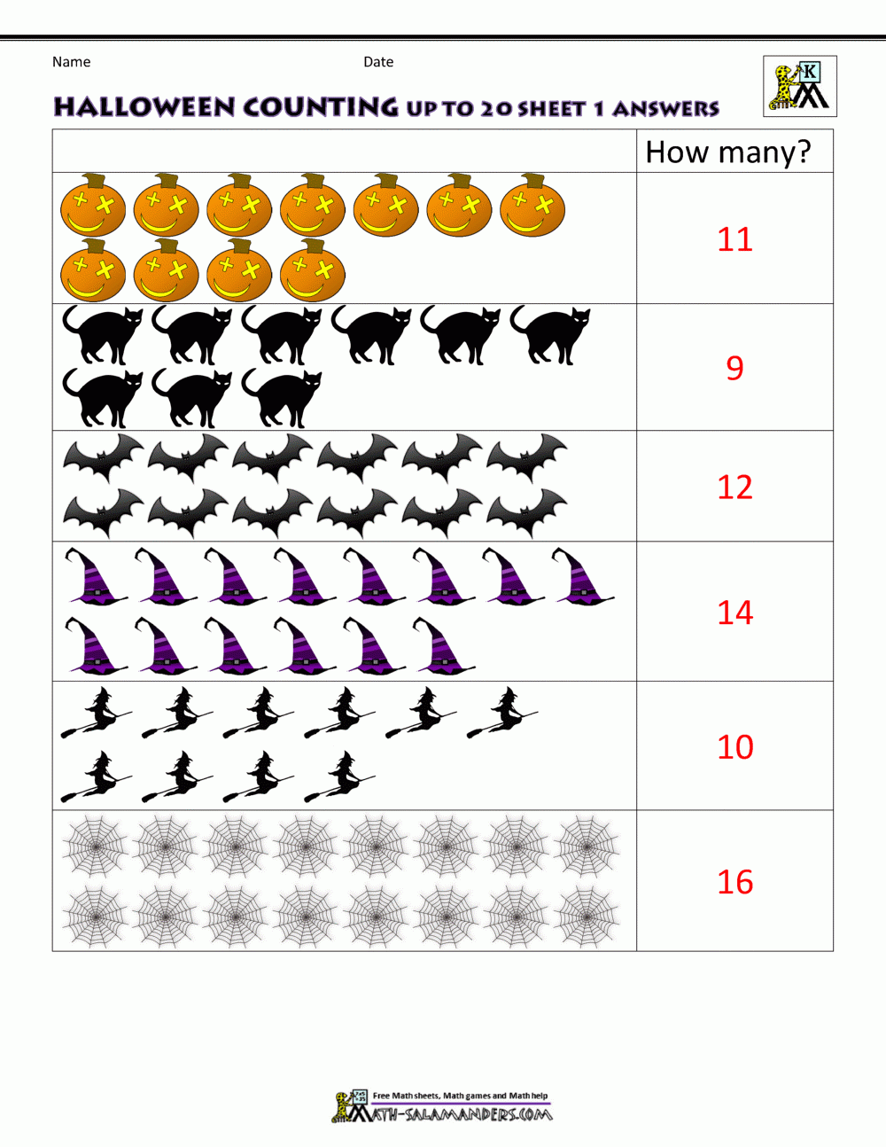 First Grade Math Worksheets Halloween First Grade Math Worksheets Halloween