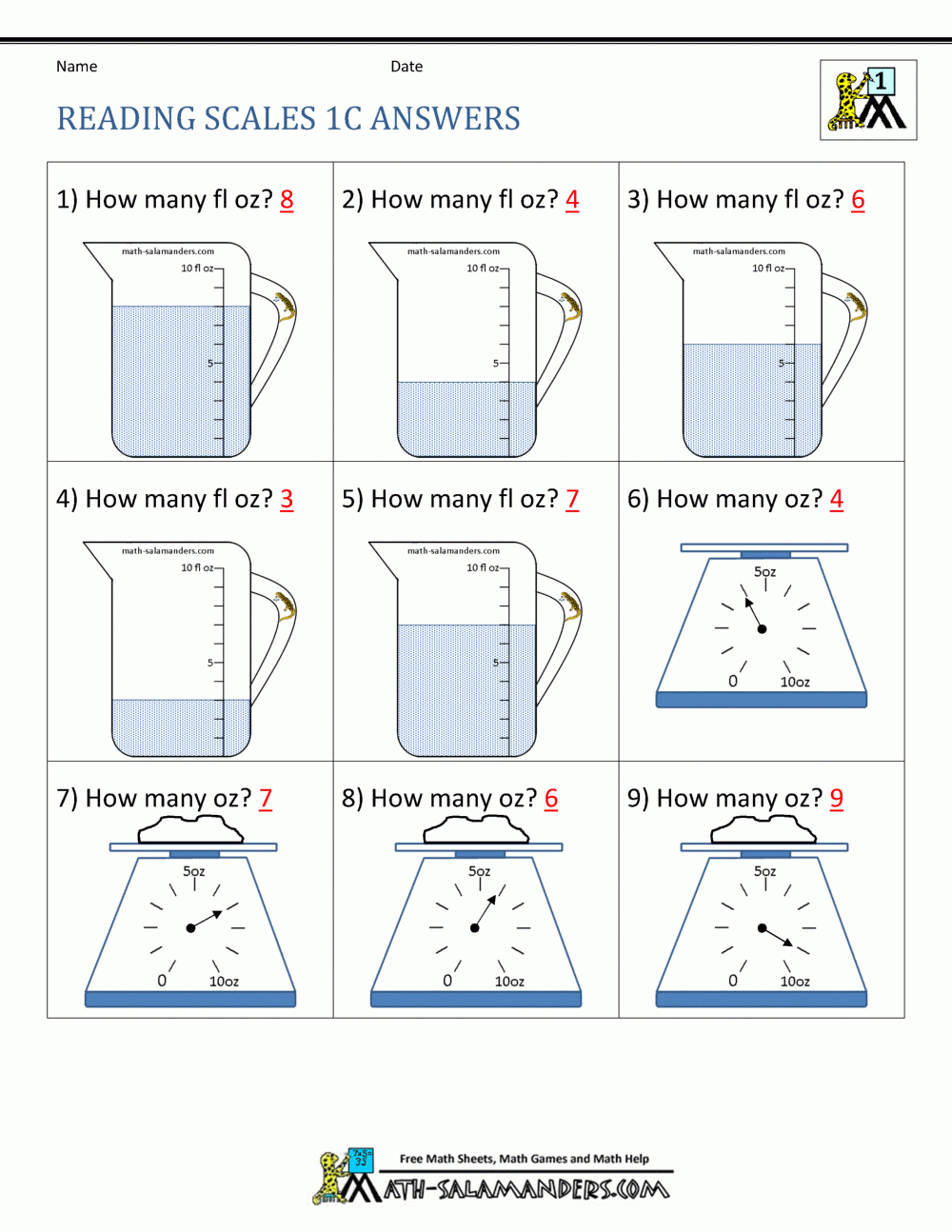 3rd Grade Measurement Worksheets Free Printable 3rd Grade Measurement Worksheets Free Printable