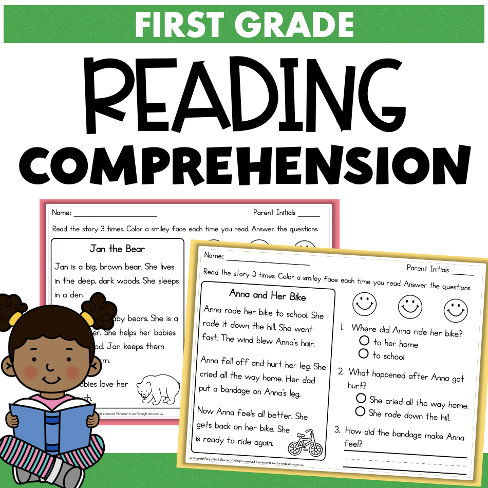 First Grade Reading Comprehensions Worksheets