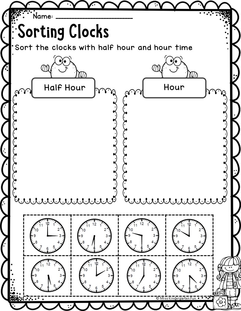 First Grade Telling Time Worksheets First Grade Telling Time Worksheets