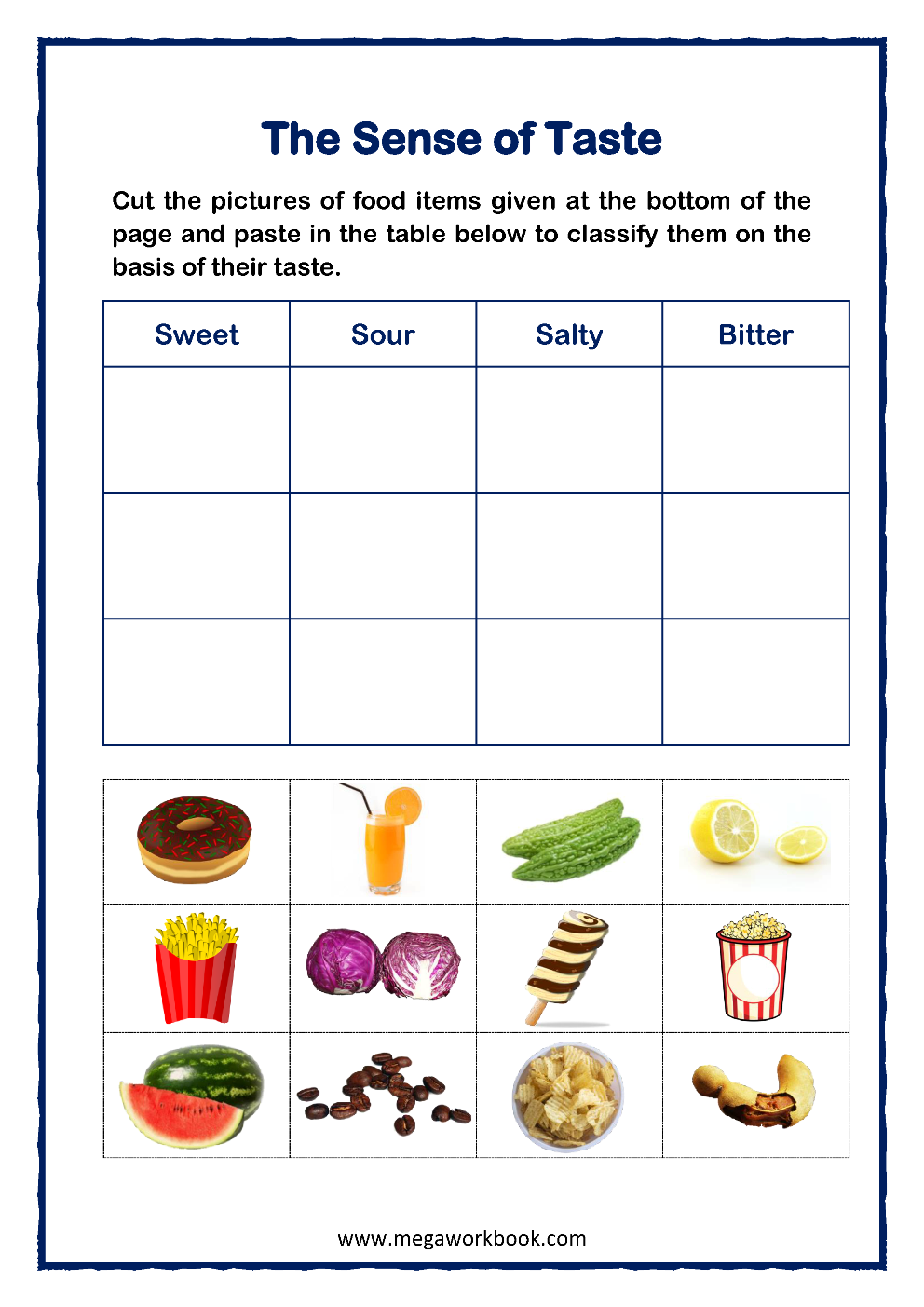 Printable Sense Of Sight Worksheet Printable Sense Of Sight Worksheet
