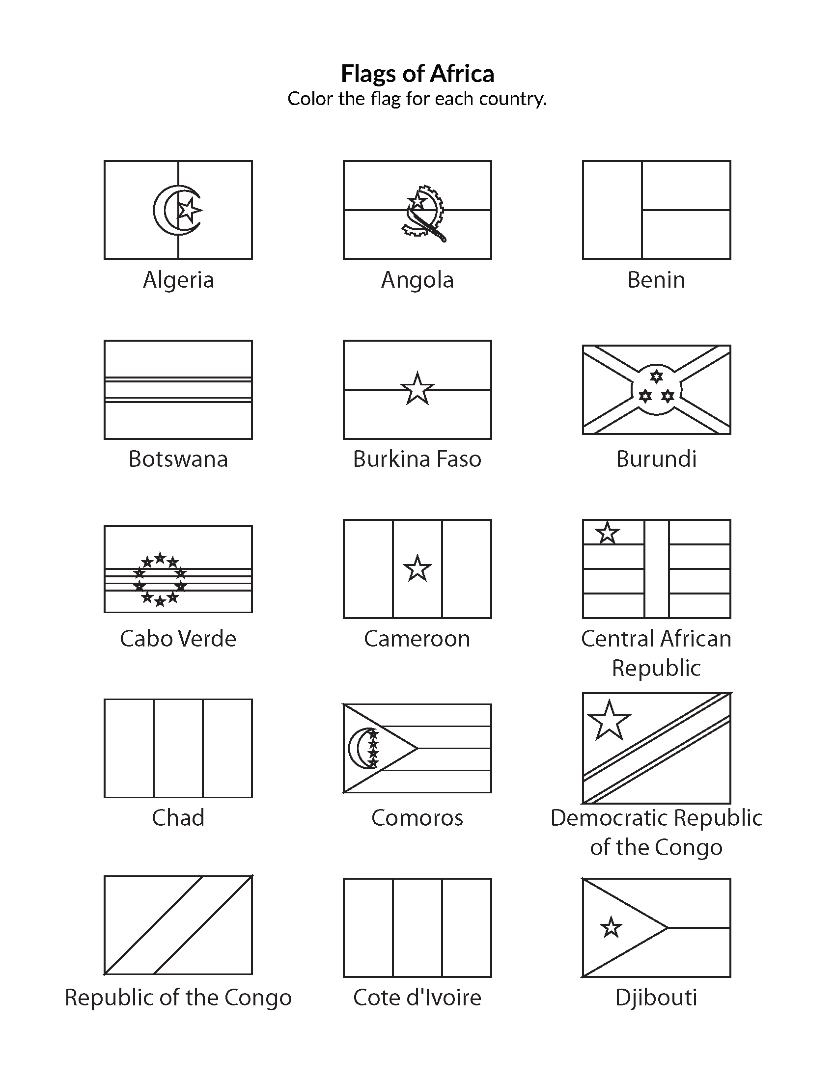 Flags Printable Worksheets Flags Printable Worksheets
