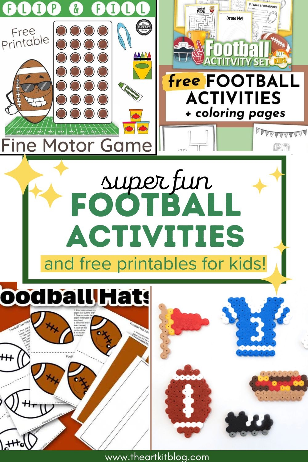 Football activities free printables for kids The Art Kit Football activities free printables for kids The Art Kit