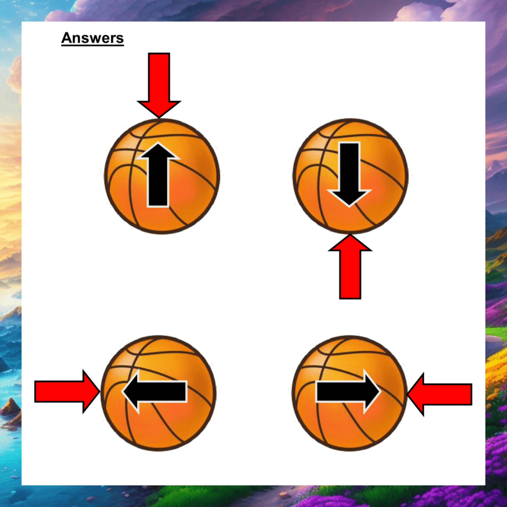 Forces In Action Kindergarten Motion Worksheets Made By Teachers