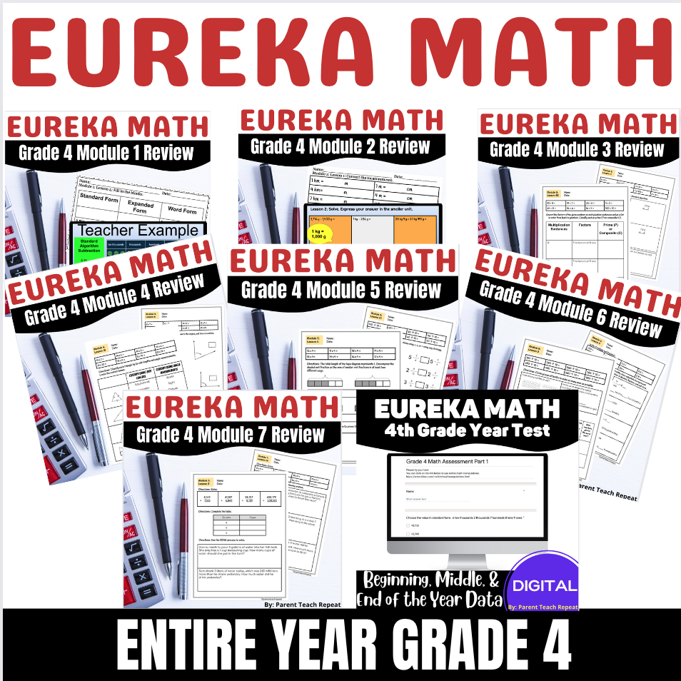 Fourth Grade Eureka Math Parent Teach Repeat