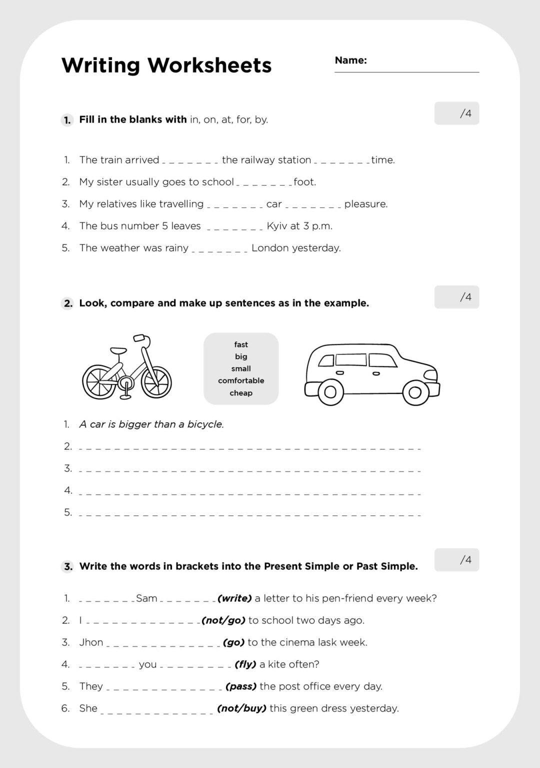 Fourth Grade Writing Worksheets Worksheets Library Fourth Grade Writing Worksheets Worksheets Library