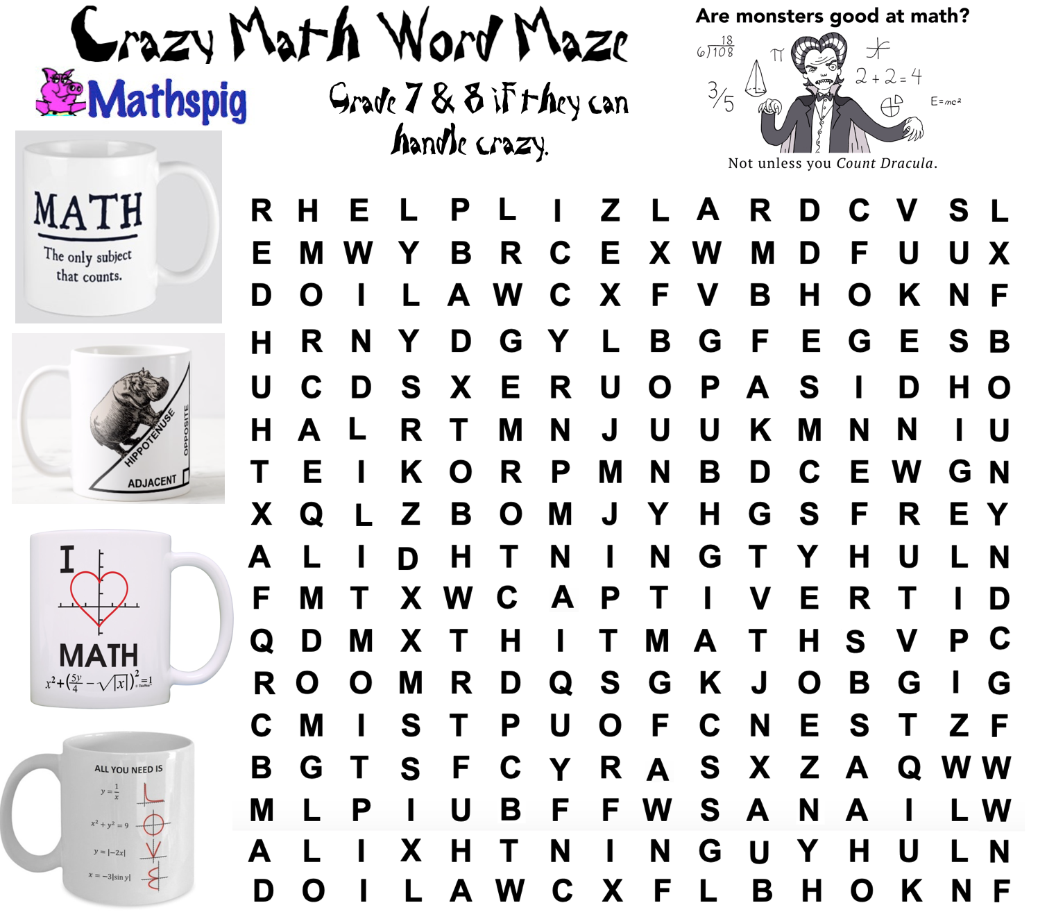 FRANTIC FRIDAY Crazy Math Word Maze USA Edition Mathspig Blog FRANTIC FRIDAY Crazy Math Word Maze USA Edition Mathspig Blog