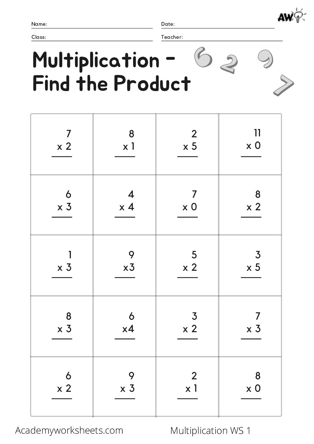 Free 4 And 5 Multiplication Worksheet Download Free 4 And 5 Multiplication Worksheet Png Images Free Worksheets On Clipart Library