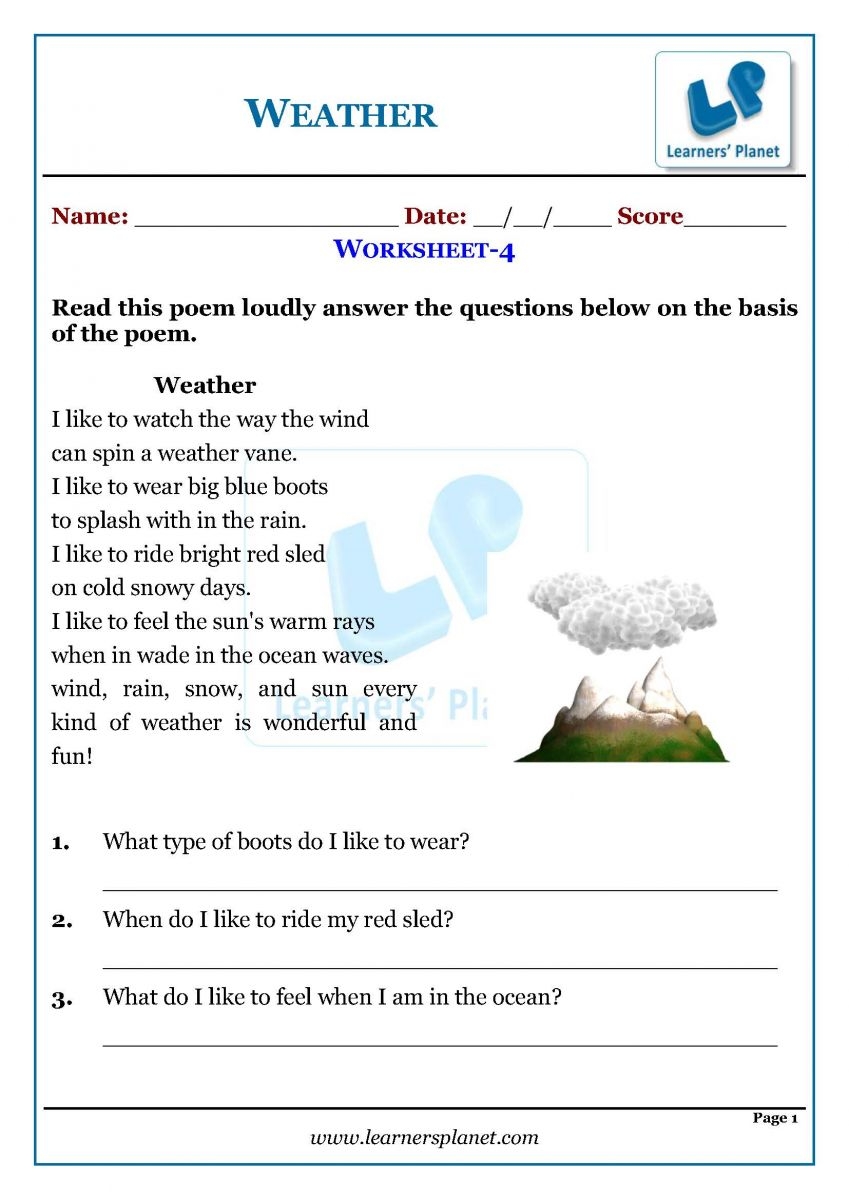 Free 4th Grade Weather Worksheet Download Free 4th Grade Weather Worksheet Png Images Free Worksheets On Clipart Library