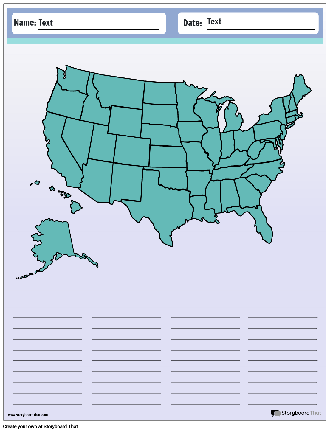 Free 50 States Worksheets Customize And Print Online Free 50 States Worksheets Customize And Print Online