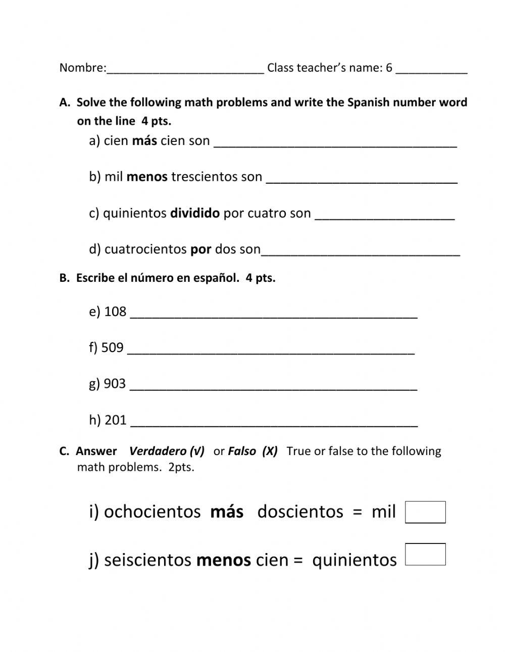 Free 6th Grade Spanish Worksheet Download Free 6th Grade Spanish Worksheet Png Images Free Worksheets On Clipart Library