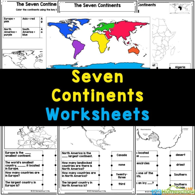 FREE 7 Continents And Oceans Printable Pdf Worksheets Set 2 FREE 7 Continents And Oceans Printable Pdf Worksheets Set 2