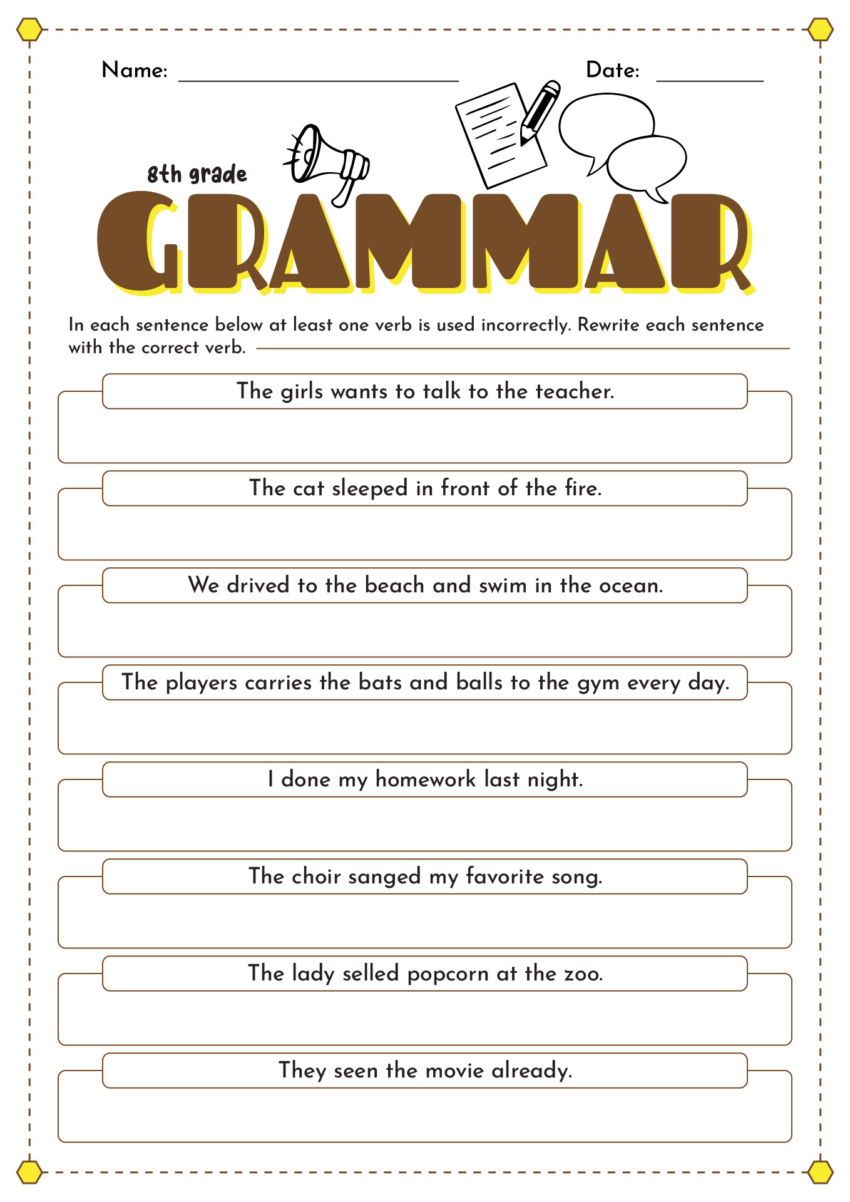 Free 8th Grade Grammar Worksheet Download Free 8th Grade Grammar Worksheet Png Images Free Worksheets On Clipart Library