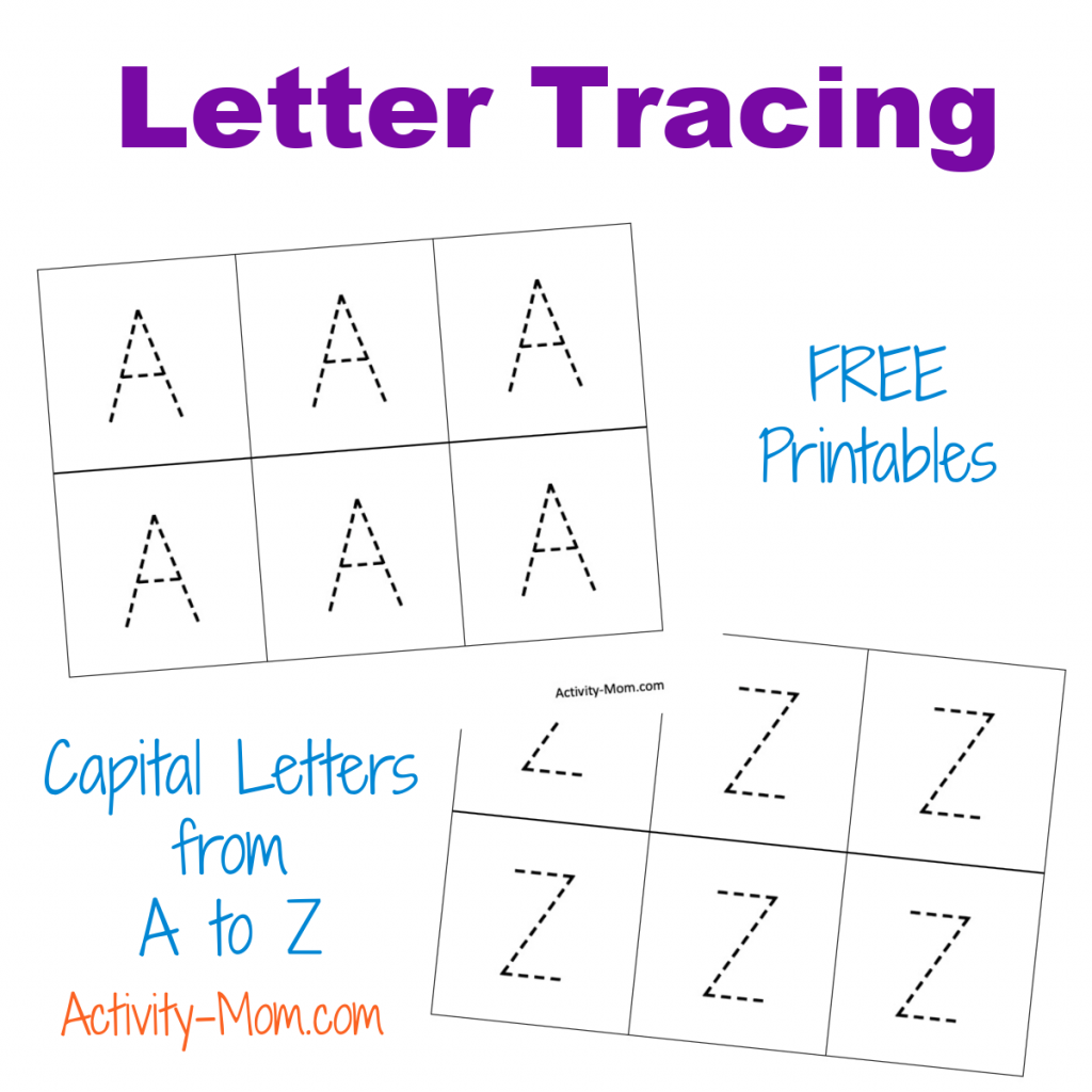 Free Alphabet Tracing Worksheets printable The Activity Mom Free Alphabet Tracing Worksheets printable The Activity Mom