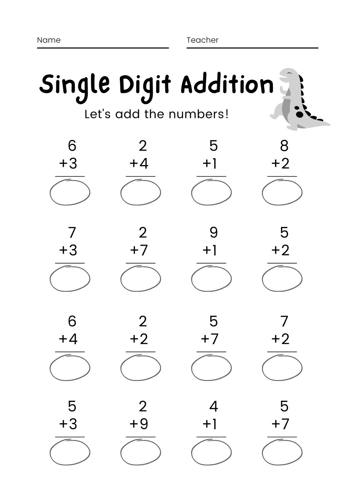 Addition Timed Test Worksheet Printable Addition Timed Test Worksheet Printable