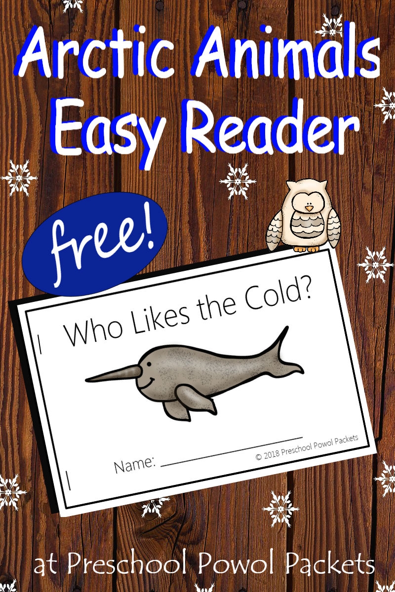 FREE Arctic Animals Like Cold Preschool Easy Reader