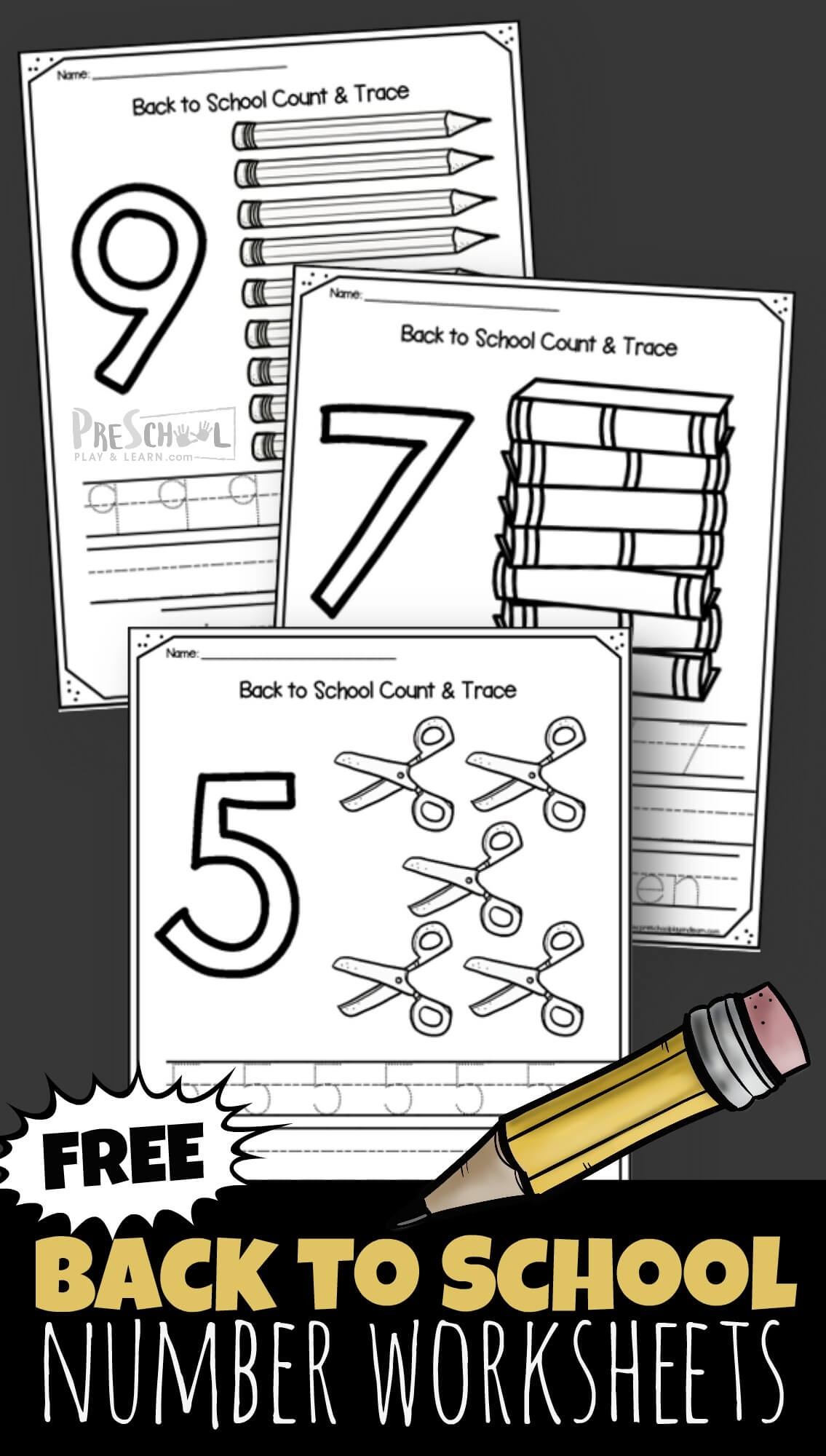 Free Printable Numbers 1 10 Worksheets