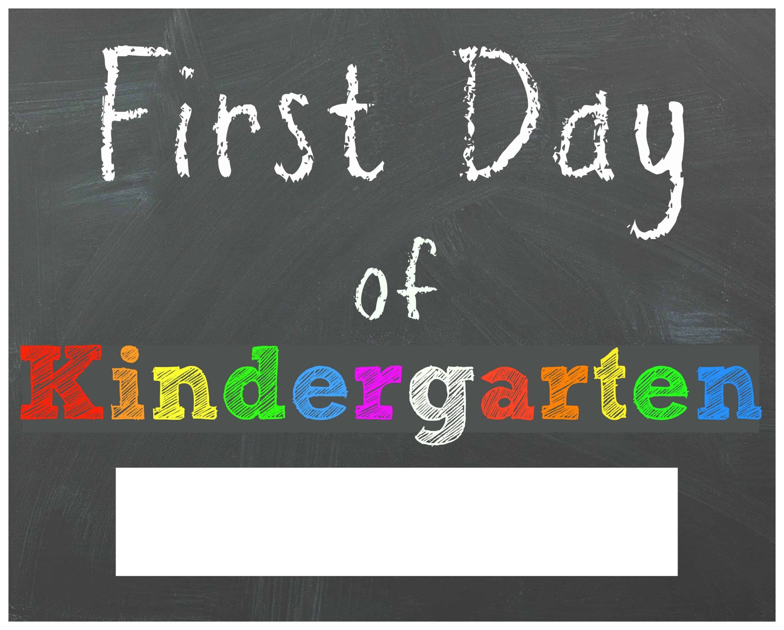 Printable First Day Of Preschool Printable First Day Of Preschool