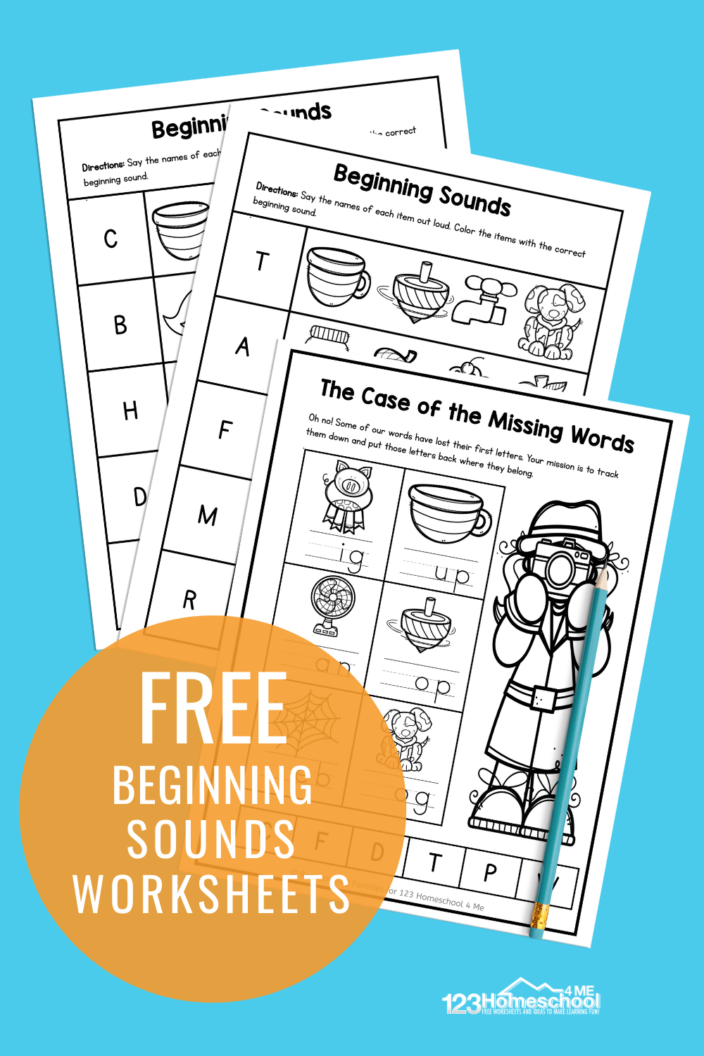 Free Beginning Sounds Worksheets Pdf For Kindergarten And First Grade Free Beginning Sounds Worksheets Pdf For Kindergarten And First Grade