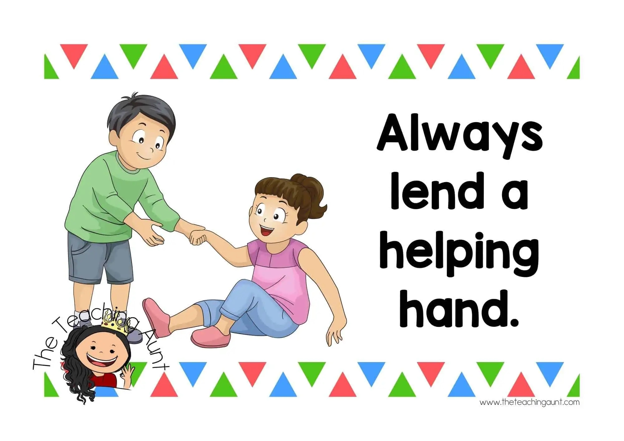 Free Classroom Rules Posters The Teaching Aunt