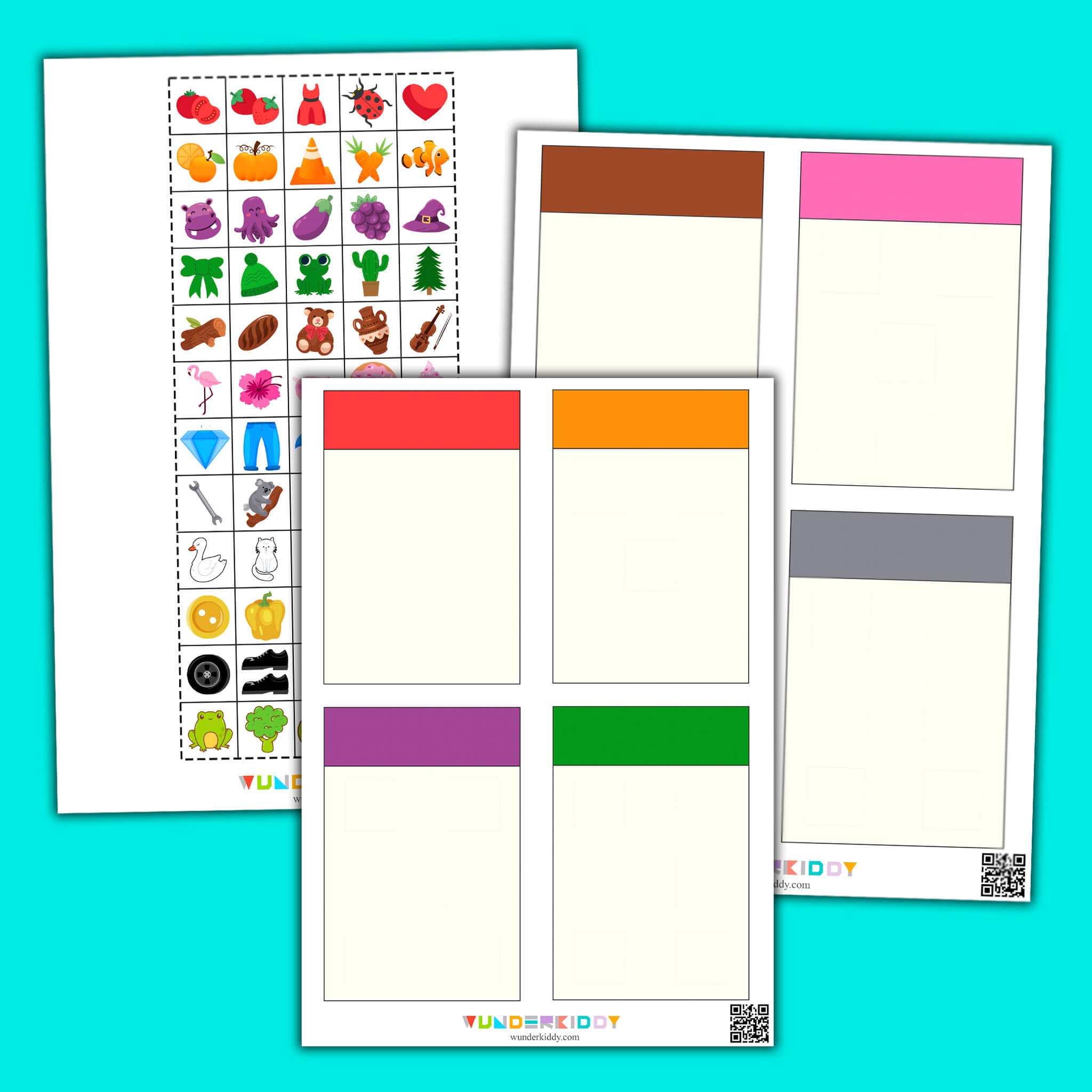 Free Color Sorting Printable Activity For Preschoolers