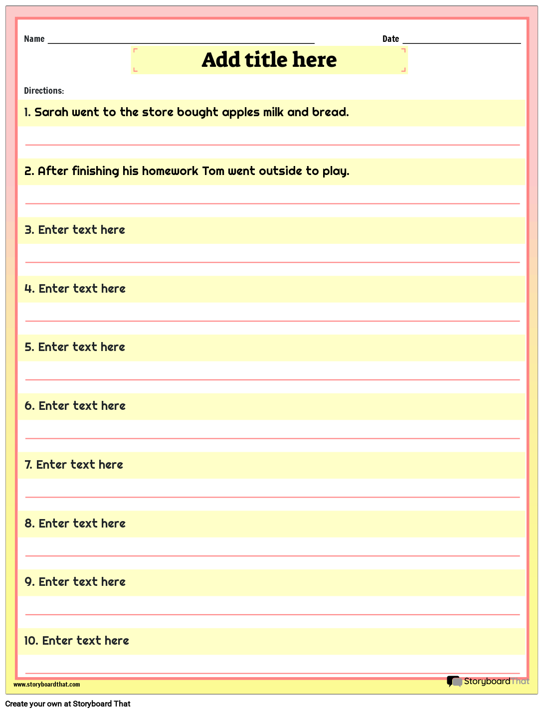 Free Comma Worksheets Enhance Writing Skills