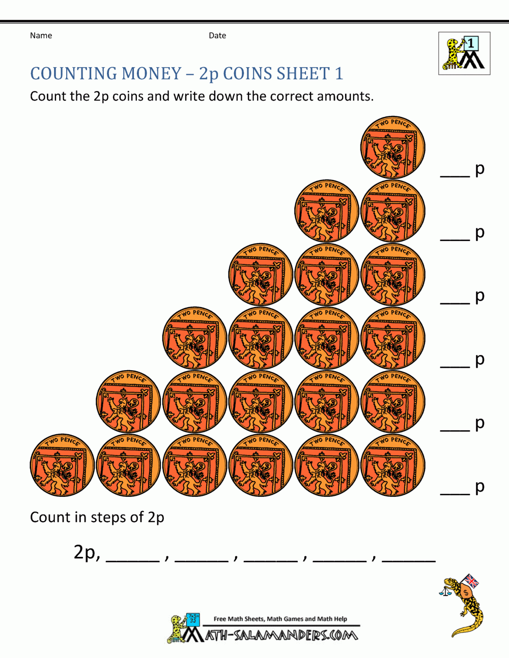 Money Worksheets Ks1 Printable Uk