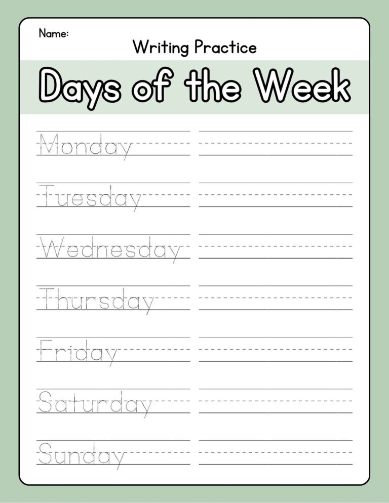 Free Custom 1st Grade Writing Worksheet Templates Worksheets Library