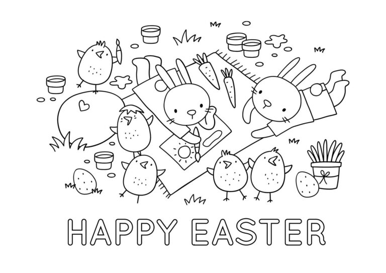 Free Custom Printable Easter Worksheet Templates Canva