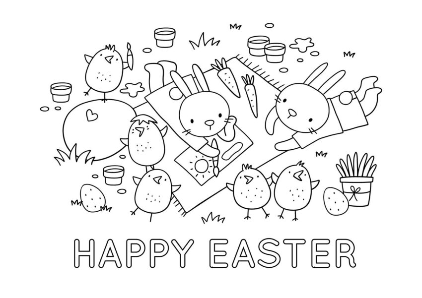 Free Custom Printable Easter Worksheet Templates Canva