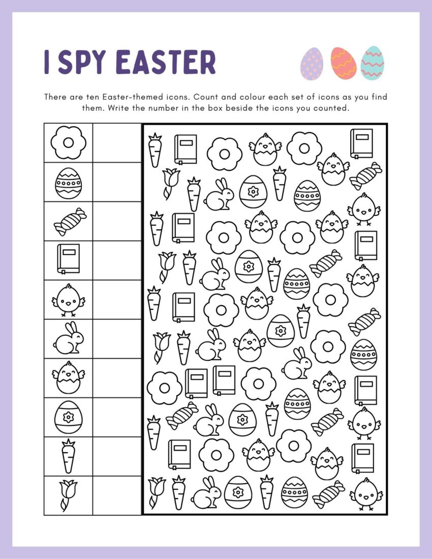 Free Custom Printable Easter Worksheet Templates Canva